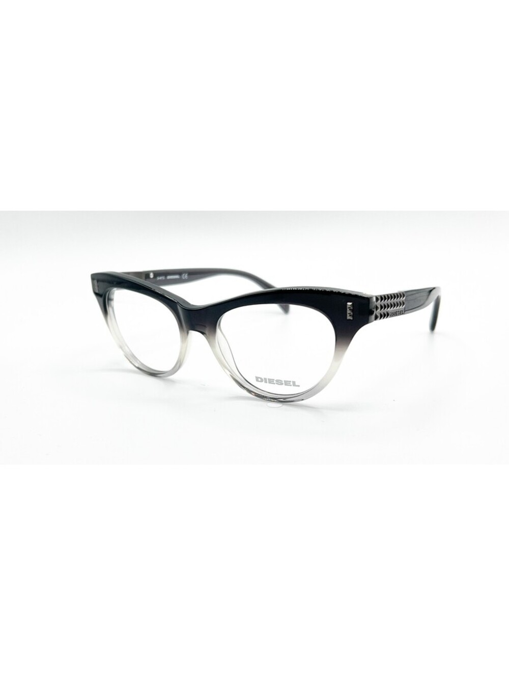 Diesel Dl5054 005 Black Gradient Grey Authentic Eyeglasses 50-17-145